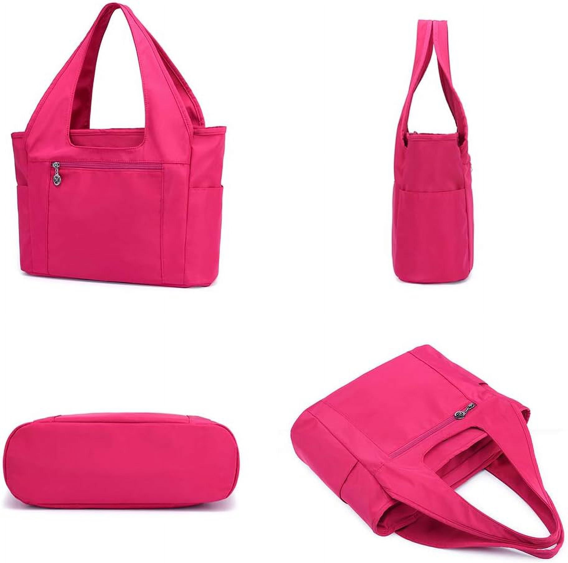 Nylon Lightweight Handbag for Women Waterproof Tote Shoulder Purses Bag