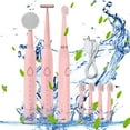 thumbnail image 1 of Toothbrush, Beauty Toothbrush Set, 5 Toothbrush Heads Toothbrush, With 1 Massage Face-lifting Stick Head, And 1 Facial Cleansing, 1 of 5