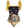 thumbnail image 2 of Traje De Baño Damas 2 piezas de traje de baño atlético de playa para mujer a la moda con vestido para accesorios femeninos (amarillo XL), 2 of 9