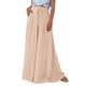 thumbnail image 1 of Pantalones PRETTYGARDEN Palazzo de Pierna Ancha Beige XXL, 1 of 8