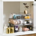 thumbnail image 6 of Sorbus Fridge Drawers - Clear Plastic Stackable Pull-Out Refrigerator Organizer Bins - Food Storage Containers for Kitchen, Refrigerator, Freezer, Pantry and Vanity (4 Pack | Large & Small Capacity), 6 of 7