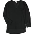 thumbnail image 1 of Blusa Transparente bar III Mujer Alta-Baja Negro Extragrande, 1 of 2