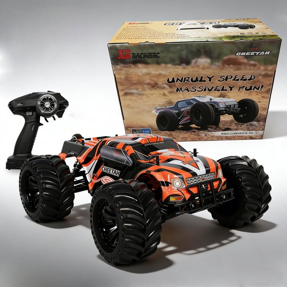 JLBRACINGRC 1:10 Scale Remote Control Car,80 KM/H High Speed RTR RC Truck,2.4GHZ Radio Controlled Electric Cars,4WD 4x4 Off Road Monster Truck,IPX7 Waterproof Brushless RC Car for Adults