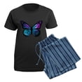 thumbnail image 5 of CafePress - Galactic Butterfly Pajamas - Women's Short Sleeve Print T-Shirt and Pants Dark Cotton Pajama Set, 5 of 7