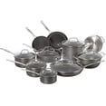 thumbnail image 1 of Juego de utensilios de cocina antiadherentes anodizados 17 piezas, 1 of 7
