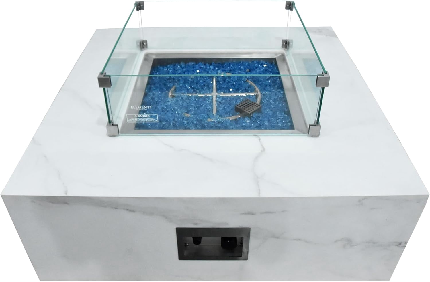 Fire Pit Wind Screen from ELEMENTI | ELEMENTI Plus and MODENO (Wind Screens, Square 22" WS - 004)