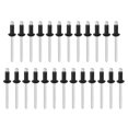 thumbnail image 1 of Remaches Ciegos Unique Bargains 4,8mm x 11,2mm Nylon Sujetador para PC Tablero Parachoques Negro 50uds, 1 of 5