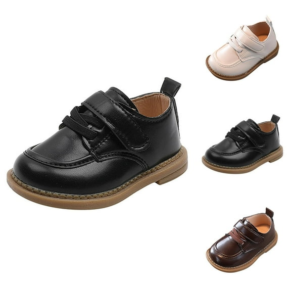 Kid Shoes Boys Sneakers Fashion Autumn Toddler And Boys Casual Shoes Thick Sole Round Toe Buckle Shoes