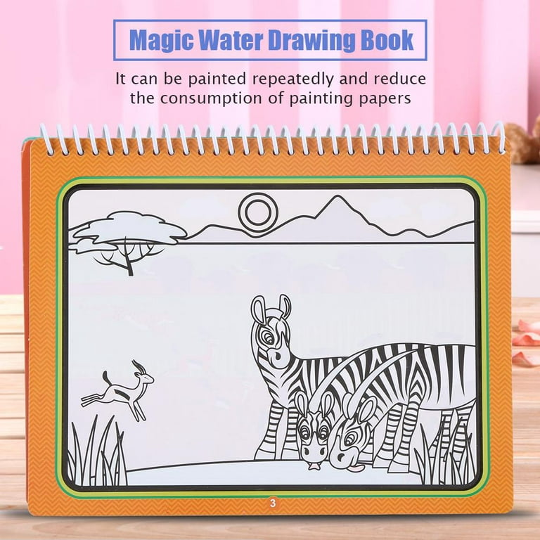 Magic Water Coloring Book For Kids (random Colors & Design) – Apex Buyers