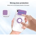 thumbnail image 5 of Compatible with Samsung A73 5G Case Clear Anti-Scratch Samsung Galaxy A73 5G Cases with Ring Shockproof Phone Case with Lens Cover (Purple), 5 of 14