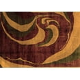 thumbnail image 1 of Ahgly Company Indoor Rectangle Abstract Orange Modern Area Rugs, 8' x 10', 1 of 4