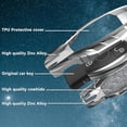 thumbnail image 4 of Zinc Alloy Key Fob Cover,Keychain,Full Protection Car Key Case for Benz A B C E S R V G M ML CLA CLS GLA GLC GLE GLS SL SLC GLK GL SLK Class Smart Keyshell Accessories,Silver Color, 4 of 7