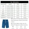 thumbnail image 2 of Mohiass Women's Knee Length Bermuda Shorts Elastic Waist Drawstring Casual 10" Long Shorts Loose Fit Summer Beach Shorts Coffee M, 2 of 3