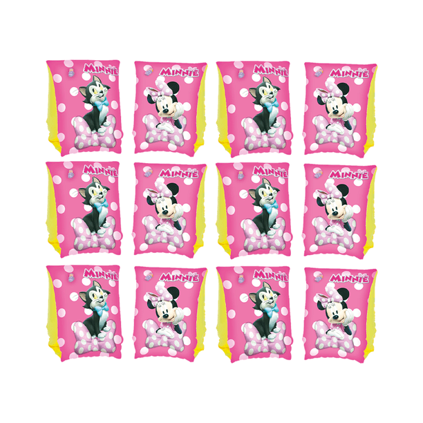 Flotadores Inflables Bestway Infantil de Minnie 6 Piezas Rosa