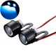 thumbnail image 1 of Luz LED de ojo de águila, 2 uds., 12V CA, 150mA, 3W, iluminación azul de aluminio, luz de conducción para motocicleta, 1 of 8