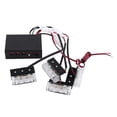 thumbnail image 1 of LAFGUR Qiilu QL01068 6W 12V 4x3 LED Strobe Flash Light Emergency Warning Auto Strobe Beacon Lamp 3 Modes, 1 of 8