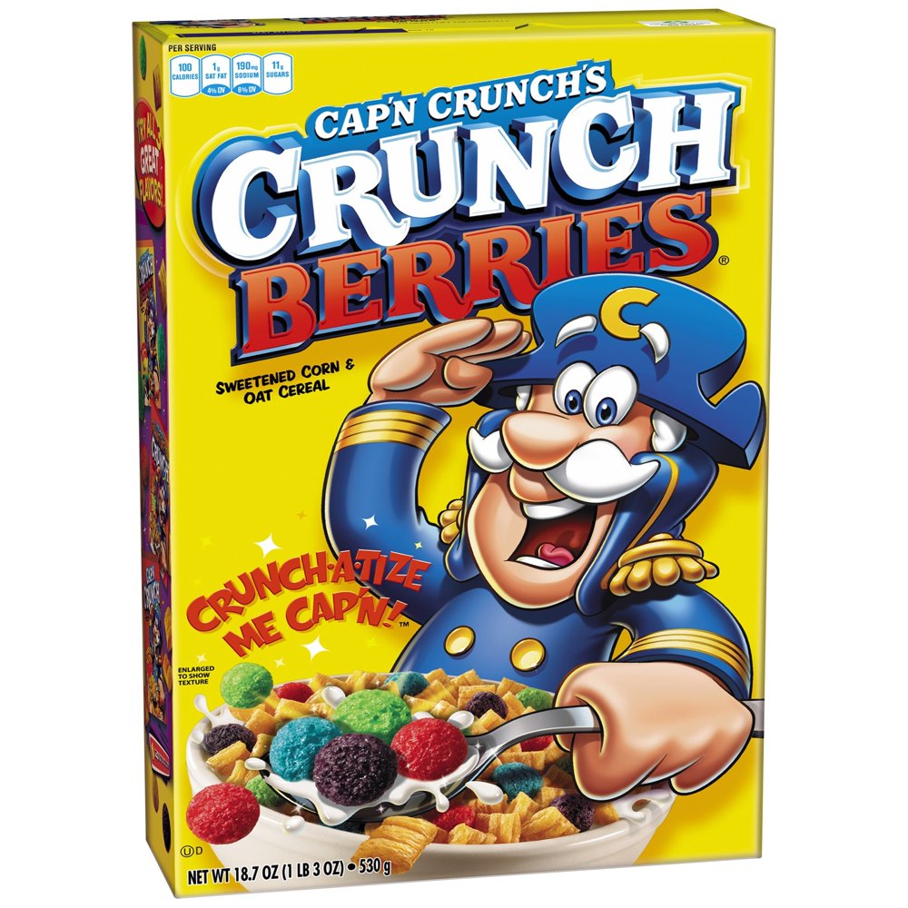 PepsiCo Cap'n Crunch Crunch Berries package