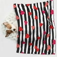 thumbnail image 6 of Naloa Hearts And Lines1 Dog Blanket, 3 Sizes Cat Blanket for Indoor Cats Large Medium Small Dog Gifts-Large, 6 of 8