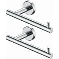 thumbnail image 1 of Double Towel Bar Matte Stainless Steel Bath Towel Rack for Bathroom Towel Holder Wall Mount Total Length TBLPB, 1 of 8
