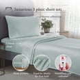 thumbnail image 4 of California Design Den - Luxury Sheets Bed 100% Cotton, 600 Thread Count, Deep Pocket, Snug Fit, Soft & Crisp Best Bedsheet Set with Sateen Weave, 4 of 5