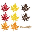 thumbnail image 2 of YardChic 40Pcs Fall Maple Felt Fall Tree Decorations, Fall Tree Ornaments, Fall Leaves for Crafts, Fall Leaves Decor, Thanksgiving Harvest Festival Indoor Fall Ornaments for Tree Mantel Party Decor, 2 of 5