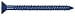 Hillman Tapper Masonry Fastener 1/4 " X 2-3/4 " Flat Head Phillips 100/Box — Home & Garage Storage, Stackable Design