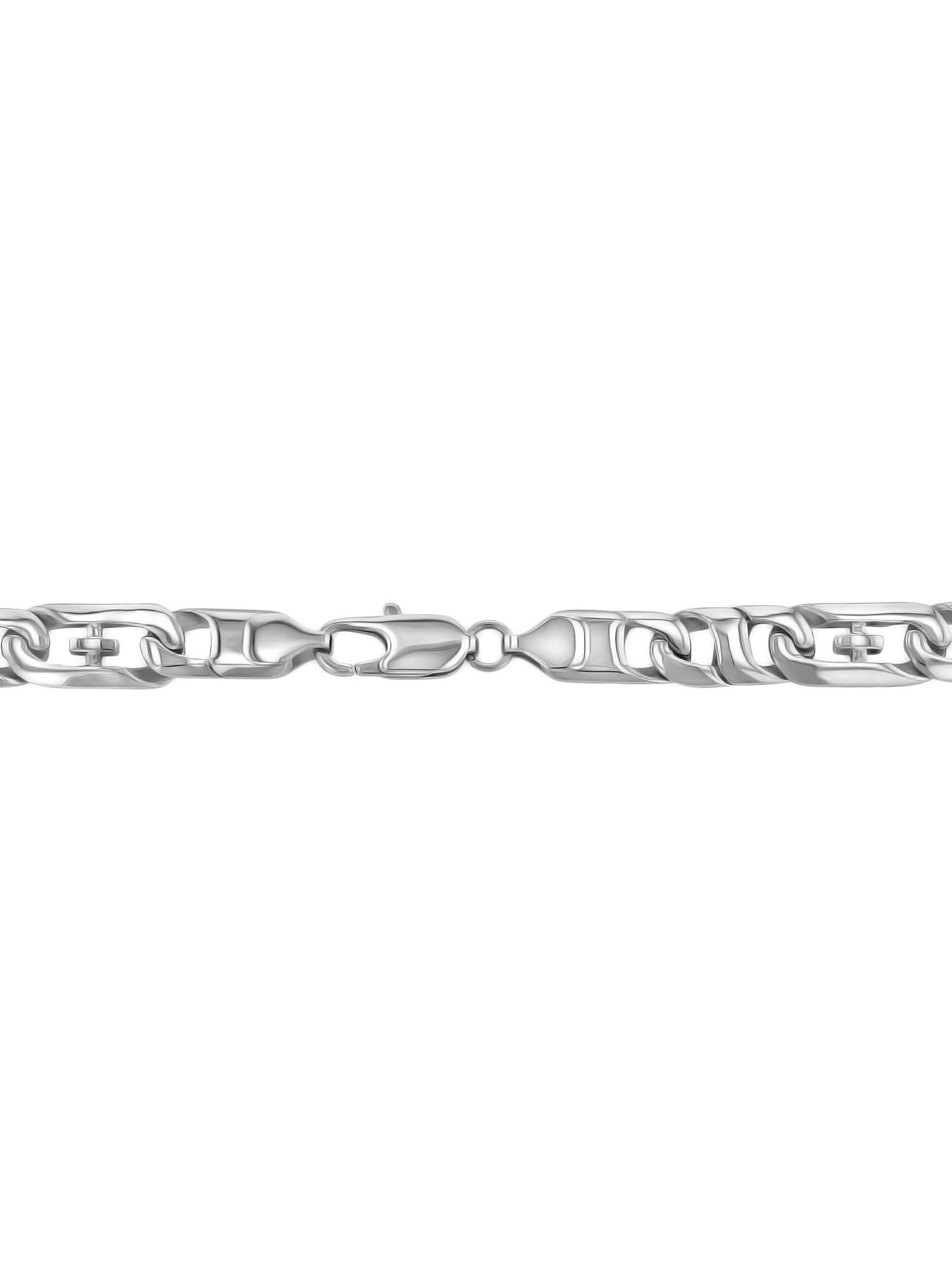 Stainless Steel Curb Bracelet, 8.5"
