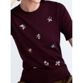 thumbnail image 4 of Free Assembly Women's and Women's Plus Embellished Cozy Yarn Sweater with Short Sleeves, Sizes XS-4X, 4 of 5
