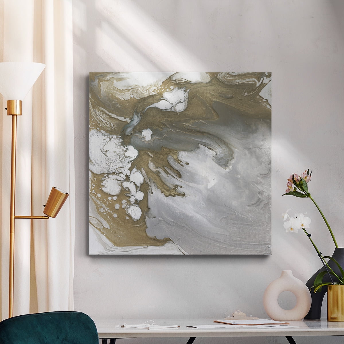 Wexford Home Hydrous-Premium Gallery Wrapped Canvas, 10" x 10" - Ready to Hang