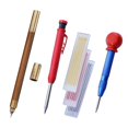 thumbnail image 1 of KLKCMS Portable Refill Cutting Ruler Household Mark Pen for Office Garden Carpenter Set 7, 1 of 9