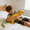 thumbnail image 6 of 18 Inch Realistic Lizard Plush Toy Chameleon Stuffed Animal Soft Huggable Wildlife Cuddly Companion Premium Soft Fabric Decorative Doll for Kids Gift Idea, 6 of 6