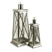 IMAX Corporation Regatta Steel Candle Lanterns (Set of 2)