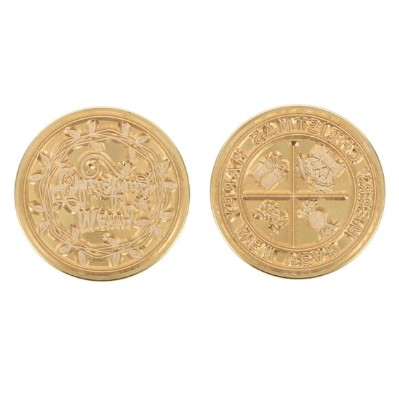 CIMAXIC christmas 2pcs Christmas Elements Design Fire Wax Seals Stamp Heads Envelope Wax Seal Stamp Heads,0.98"X0.98"X0.63"