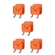 thumbnail image 2 of Soporte de Caja de Almacenamiento Wosthever Montado en la Pared Naranja PP, 2 of 6