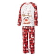 thumbnail image 3 of DuAnyozu Family Matching Pajamas Christmas Sleepwear Long Sleeve Sleep Shirt with Plaid Pants Soft Loungewear Pjs Set S-XXL, 3 of 5