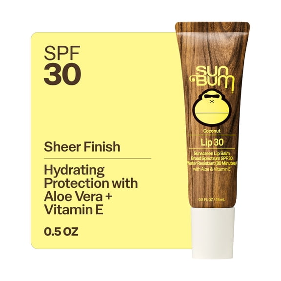 Sun Bum Moisturizing Lip Balm, Coconut, SPF 30, 0.5 fl oz