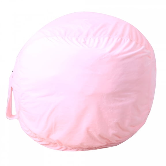 LAMIRO Warehouse Home Storage Kids Stuffed Animal Plush Toy Storage Bean Bag Soft Pouch Stripe Fabric Chair