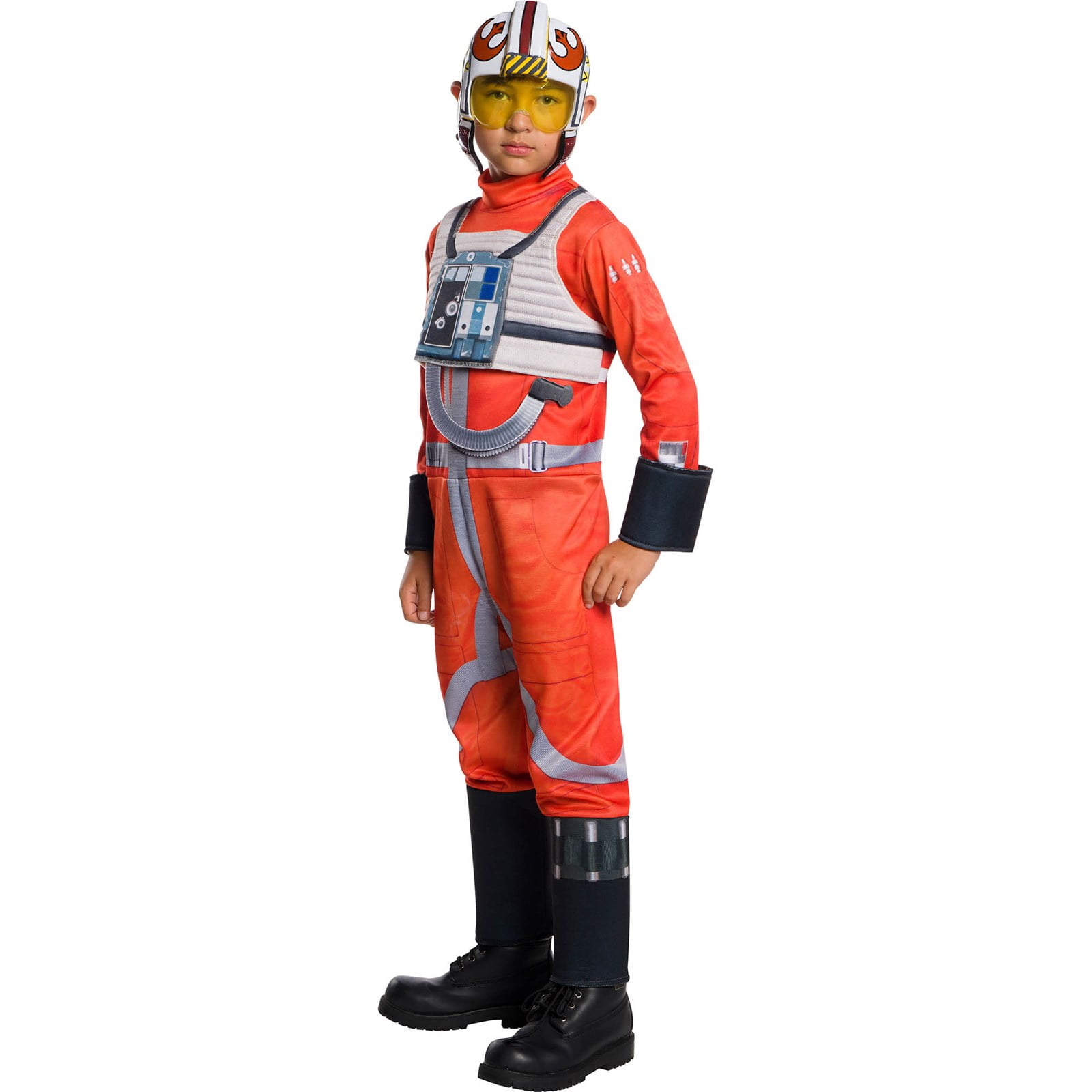 Star Wars X-Wing Fighter Pilot Boy S or L Child Kids Costume Halloween 