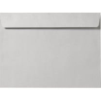 LUXPaper 9 x 12 Booklet Envelopes, Gray Kraft, 250/Pack