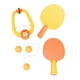 thumbnail image 2 of Mesas de ping pong colgantes para interiores, paletas y pelotas de ping pong, interacción entre padres e hijos. Naranja, 2 of 9