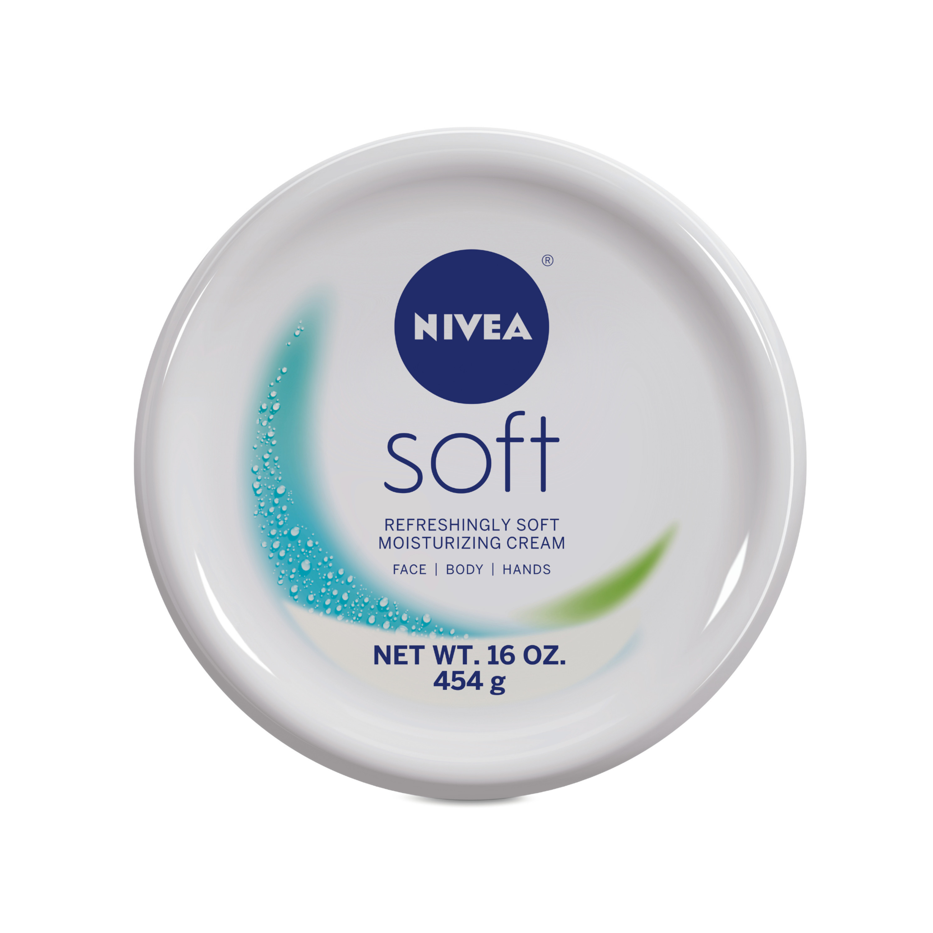 NIVEA Soft Cream, Refreshingly Soft Moisturizing Cream, Body Cream, Hand Cream, Face Cream, 16 Oz Jar - image 2 of 9