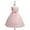Pink, variant on Formal Dresses for Girls Princess Dress Maxi Dress Elegant Birthday Dress Tea Party Dress