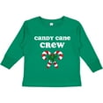thumbnail image 3 of Inktastic Candy Cane Crew Boys or Girls Long Sleeve Toddler T-Shirt, 3 of 5