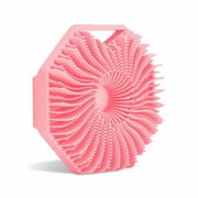 Sud Scrub® Silicone Body Scrubber, Exfoliating Body Scrubber for Sensitive Skin, Eco Friendly Shower Scrubber for Body, Pink