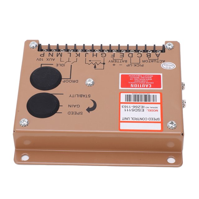 Electronic Throttle Governor Electronic Governor Generator Engine Speed Control Board Iron Regulator ESD5111 DC 12V/24V ANGGREK Otros