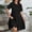 Black, variant on Sundress Loose Fit Plus Size Comfy 2026 Solid Color Boho Maxi Dress Short Sleeve Crew Neck Dressy Eyelet Breathable Womens Dresses Summer for Date Night and Dinner Blue XXL