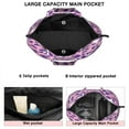 thumbnail image 3 of Pink and Purple Of Leopard Print Travel Tote Bags for Women Carry On,Large Weekender Bags for Women Travel,Multi Functional Duffle Bag for Work,Shopping,Sports, 3 of 5