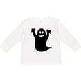 thumbnail image 3 of Inktastic Happy Halloween Cute Ghost Boys or Girls Long Sleeve Toddler T-Shirt, 3 of 5