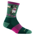 thumbnail image 6 of Darn Tough Women's Critter Club Micro Crew Lightweight with Cushion Hiking Socks, Owl Green & Raccon Moss, Medium (Variety Pack), 6 of 6