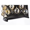 thumbnail image 6 of 1214 Madison Collection Wall Sconce W:11.5in H:10.5in Ext: 6.5in Lt:1 Mocha Brown Finish Royal Cut Golden Teak (Smoky), 6 of 8